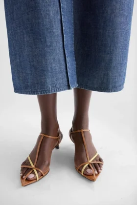Cage Low-Heel Sandal