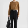 Cashmere Blend Crew-Neck Sweater