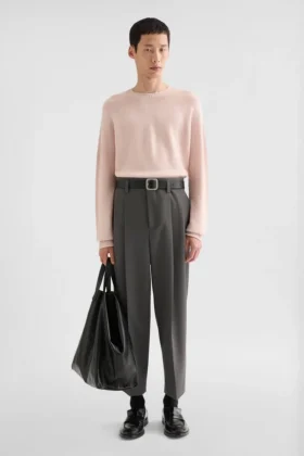 Cashmere Blend Crew-Neck Sweater