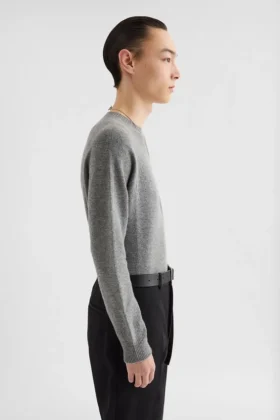 Cashmere Blend Crew-Neck Sweater