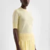 Cashmere Blend Knit T-Shirt