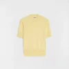 Cashmere Blend Knit T-Shirt