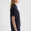 Cotton Blend Polo T-Shirt