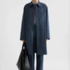 Cotton Blend Poplin Coat
