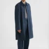 Cotton Blend Poplin Coat