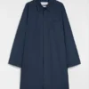 Cotton Blend Poplin Coat