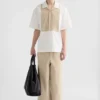 Cotton Blend Poplin Shirt