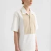 Cotton Blend Poplin Shirt