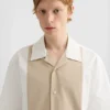 Cotton Blend Poplin Shirt