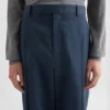 Cotton Blend Poplin Trousers