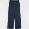 Cotton Blend Poplin Trousers