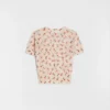 Cotton Blend Printed Knit T-Shirt
