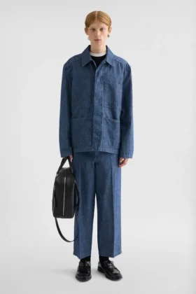 Cotton Chambray Blouson