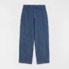 Cotton Chambray Tapered Trousers