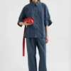 Cotton Chambray Trousers