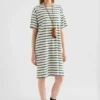 Cotton Crew-Neck Dress