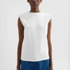 Cotton Jersey Crew-Neck Top