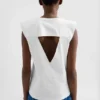 Cotton Jersey Crew-Neck Top