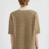Cotton Knit Polo T-Shirt