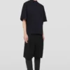 Cotton Mock-Neck T-Shirt