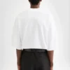 Cotton Mock-Neck T-Shirt
