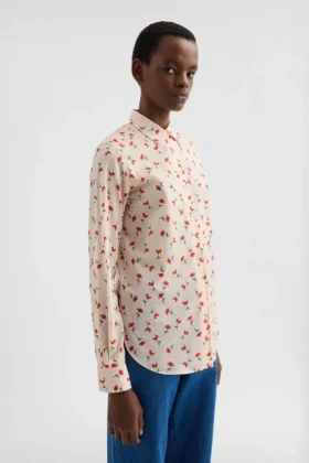 Cotton Muslin Printed Shirt