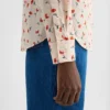 Cotton Muslin Printed Shirt
