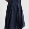 Cotton Organdy Pleated Dress