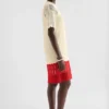 Cotton Pointelle Mini Dress