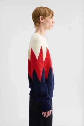 Cotton Pointelle Sweater