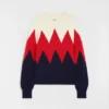 Cotton Pointelle Sweater
