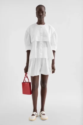 Cotton Poplin Balloon Shorts
