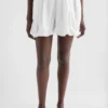Cotton Poplin Balloon Shorts