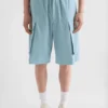 Cotton Poplin Cargo Shorts