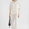 Cotton Poplin Cargo Trousers