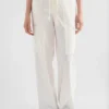 Cotton Poplin Cargo Trousers
