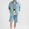 Cotton Poplin Padded Overshirt