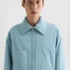 Cotton Poplin Padded Overshirt