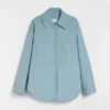 Cotton Poplin Padded Overshirt