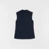 Cotton Poplin Ruffle Shirt