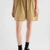 Cotton Poplin Shorts