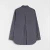 Cotton Shirt with Multi-Layered Collar