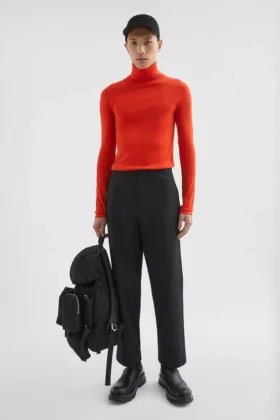 Cotton Tapered Trousers