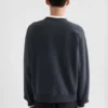 Cotton Terry Crew-Neck Sweatshirt