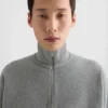 Cotton Terry High-Neck Sweatshirt