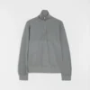 Cotton Terry High-Neck Sweatshirt