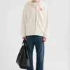 Cotton Terry Zip-Up Sweatshirt