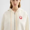 Cotton Terry Zip-Up Sweatshirt