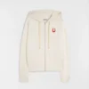 Cotton Terry Zip-Up Sweatshirt