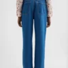 Denim Cut-Out Trousers